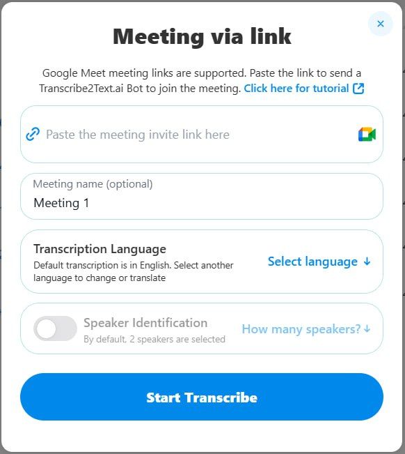 Step-by-Step: AI Transcribing Meetings with Transcribetotext.ai